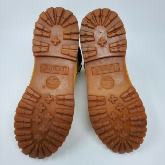 Timberland Linden Woods Combat Leather Boots Waterproof 6M Y2k 90s - Picture 8 of 12